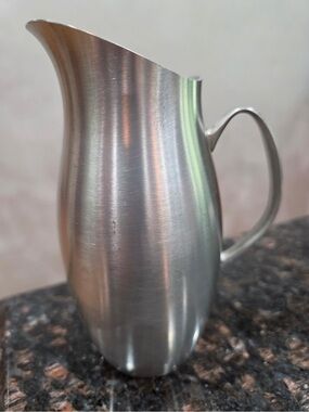 Stainless Steel Silver Pitcher - Sleek Home Dining Server